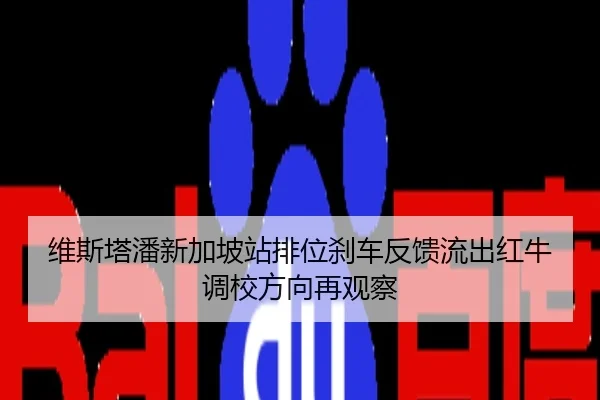维斯塔潘新加坡站排位刹车反馈流出红牛调校方向再观察